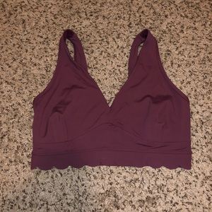 Maroon bra